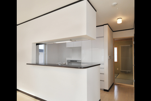 収納力のあるキッチン