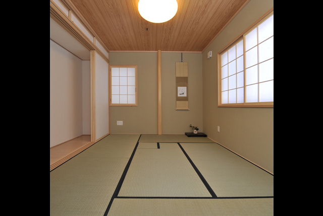 お母様の趣味を取り入れた和室